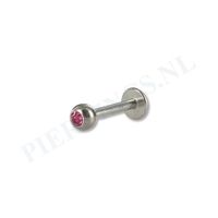 Labret 1.2 mm roze - thumbnail