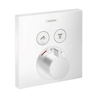 Hansgrohe ShowerSelect afbouwdeel thermostaat voor 2 functies wit mat