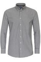 Redmond Casual Regular Fit Overhemd zwart/wit, Ruit - thumbnail