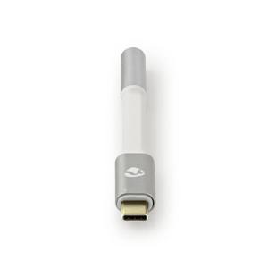 Nedis CCTB65950AL008 USB adapter USB-C male - 3.5mm female aluminium