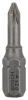 Bosch bit 3 stuks kruiskop PZ 1 PZ1 25 mm, 3 Stuk