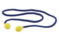 wolfcraft Oordopjes I 4872000 I Praktische, herbruikbare geluidsbescherming aan een koord