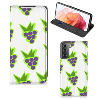 Samsung Galaxy S21 Flip Style Cover Druiven