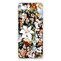 TPU Case voor OPPO A78 5G | A58 5G Dark Flowers - thumbnail