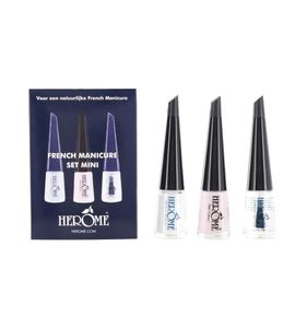 French manicure set mini 3 x 4 ml