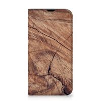 iPhone 13 Pro Book Wallet Case Tree Trunk