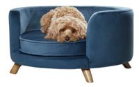 Enchanted pet Enchanted hondenmand / sofa rosie peacock blauw