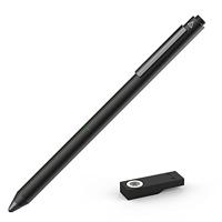 Adonit Dash 3 Stylus stylus pen voor iOS en Android - (bijv. Apple iPad (Pro), iPhone SE 2020 / 11 / Pro / Max, Android Smartphones) - [aluminium, fijne punt, geïntegreerde accu, draagclip] - zwart