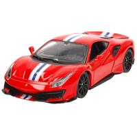 Bburago 26026 18-26026 Ferrari 488 Pista 2018 1:24 modelauto, rood