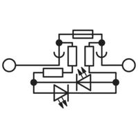 Phoenix Contact 3062143 Zekeringsdoorvoerklem 17.6 mm Push-Lock-veeraansluiting Zwart 10 stuk(s)