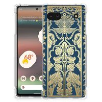 Google Pixel 6A Case Beige Flowers