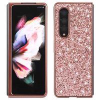 Glitter Series Samsung Galaxy Z Fold3 5G Hybrid Case - Rose Gold - thumbnail