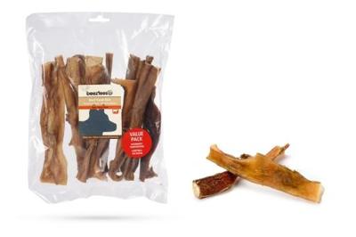 Beeztees runderkophuid - hondensnack - voordeel - 20 cm - 10st