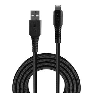 LINDY USB-kabel USB 2.0 Apple Lightning stekker, USB-A stekker 3.00 m Zwart 31293