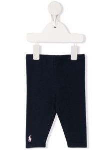 Ralph Lauren Kids legging Pony à logo - Bleu