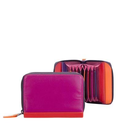 Mywalit Ladies Zip Around Fan CC Holder sangria multi Dames portemonnee Mywalit Ladies Zip Around Fan CC Holder sangria multi Dames portemonnee