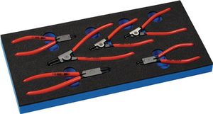 Knipex Gereedschapsmodule | 6-delig 1/3-module | binnen/buitenringen J0-21/A0-21 | 1 stuk - S4000871309 S4000871309