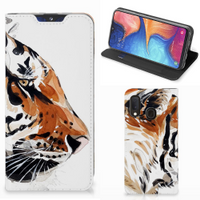 Bookcase Samsung Galaxy A20e Watercolor Tiger