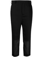 Rick Owens pantalon droit court - Noir