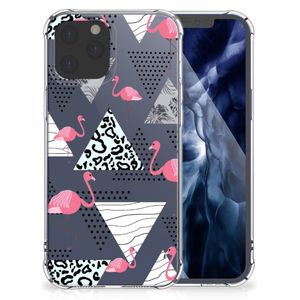 iPhone 12 Pro Max Case Anti-shock Flamingo Triangle