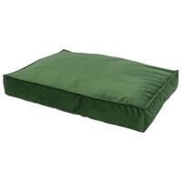 Madison Bed producten velours lounge kussen groen S