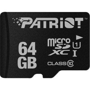 Patriot Memory PSF64GMDC10 flashgeheugen 64 GB MicroSDXC UHS-I Klasse 10