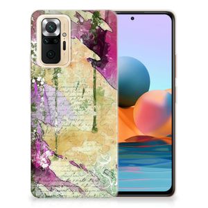 Hoesje maken Xiaomi Redmi Note 10 Pro Letter Painting