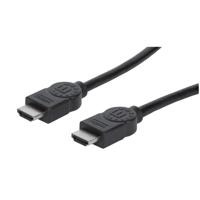 Manhattan 323222-CG HDMI-kabel HDMI Aansluitkabel HDMI-A-stekker, HDMI-A-stekker 3.00 m Zwart 4K UHD, Audio Return Channel (ARC)