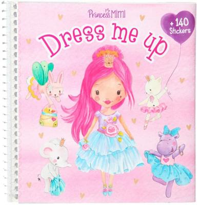 Princess Mimi stickerboek Dress Me Up meisjes 17 cm papier Princess Mimi stickerboek Dress Me Up meisjes 17 cm papier