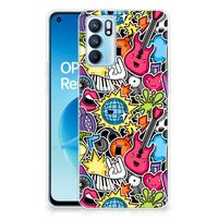 OPPO Reno 6 5G Silicone Back Cover Punk Rock - thumbnail