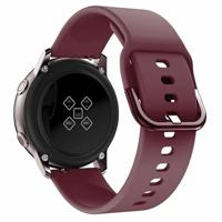 By Qubix - Siliconen sportband - Bordeaux - Compatible met Xiaomi Redmi Watch 5 Active/Redmi Watch 5 Lite - Compatible Xiaomi bandje