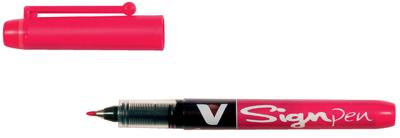 Fineliner pilot v sign rond 0.6 mm rood Fineliner pilot v sign rond 0.6 mm rood