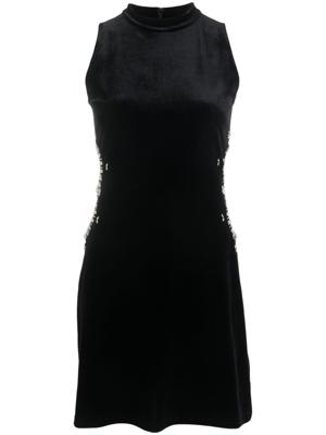 Maje Mini-jurk verfraaid met kristallen - Zwart