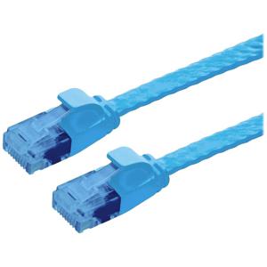 VALUE UTP patchkabel, Cat.6A (Class EA), extra plat, blauw, 1 m