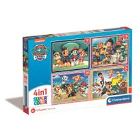 Clementoni Supercolor 4in1 Puzzel Paw Patrol 12-24 Stukjes - thumbnail