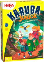 HABA 303407 Karuba Junior gezelschapsspel voor kinderen, coöperatief en strategisch avonturenspel, groot bordspel, voor 1-4 spelers, vanaf 4 jaar