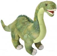Wild Republic knuffel Dinosauria Diplodocus 43 cm pluche groen