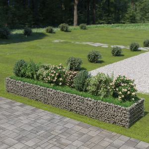 Gabion plantenbak 450x90x50 cm gegalvaniseerd staal