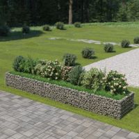 Gabion plantenbak 450x90x50 cm gegalvaniseerd staal - thumbnail