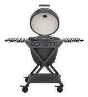 Boretti Ceramica Large Kamado-barbecue/grill Ketel Houtskool (brandstof) Grijs - thumbnail