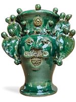 Les-Ottomans vase Sicilian en céramique (23 cm) - Vert