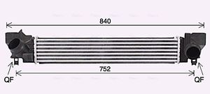 Intercooler, inlaatluchtkoeler BW4578