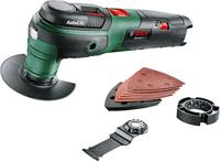 Bosch Universal Multi 12 Multifunctioneel gereedschap, oplader, 9-delig Accessoireset, koffer (12 volt systeem, 2,5 Ah) zonder accu zwart, groen, rood