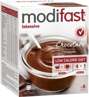 Modifast Modifast Intensive Pudding Chocolade 8 Zakjes (440g) Modifast Modifast Intensive Pudding Chocolade 8 Zakjes (440g)