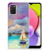 Hoesje maken Samsung Galaxy A03S Boat - thumbnail