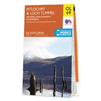 Wandelkaart - Topografische kaart OL49 OS Explorer Map Pitlochry & Loch Tummel | Ordnance Survey - thumbnail