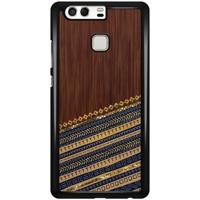 Huawei P9 hoesje - Modern wood