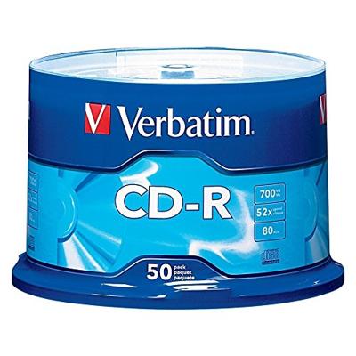 Verbatim Standaard 120mm CD-R Media 700 MB 50 - CD-RW CD-RW (CD-R, 700MB, 50-80 min, 52x, taartbox)
