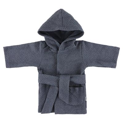 Trixie Badjas Diamond Blue Katoen Donkerblauw Maat 86/92