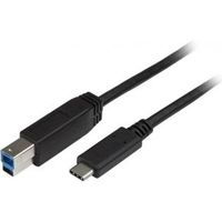 StarTech.com USB315CB2M 2m USB C USB B Zwart USB-kabel